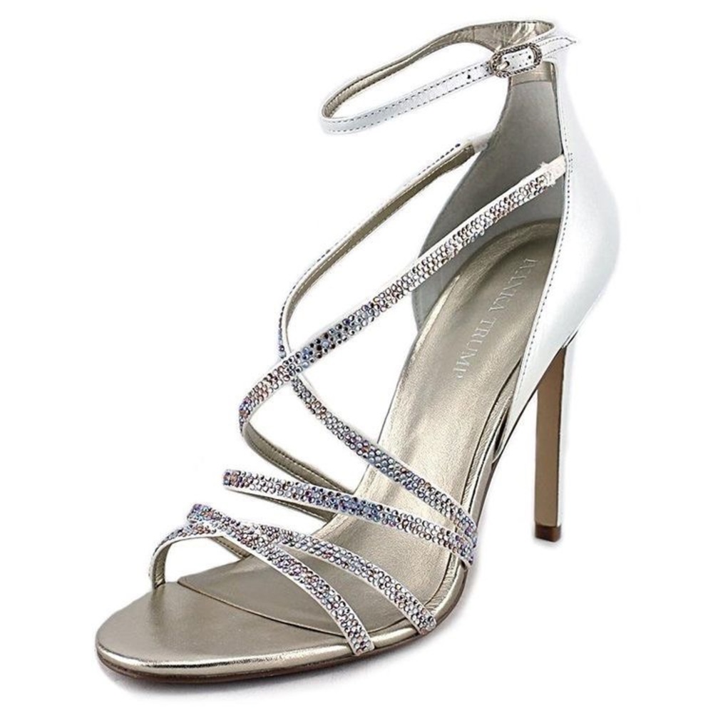White Ankle strap High Heel Sandals
